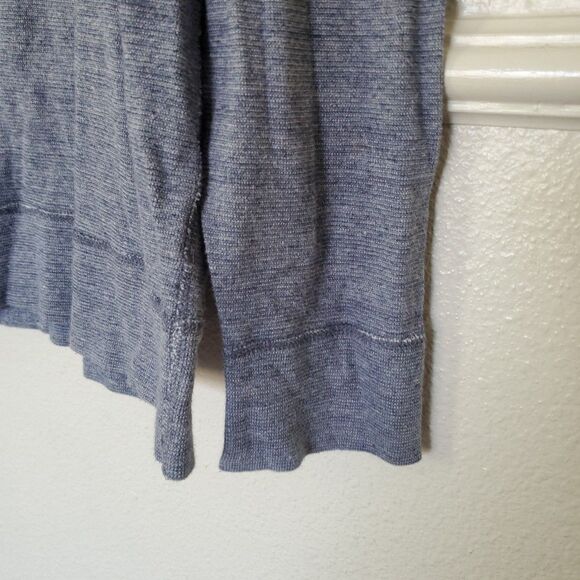 J. Crew Knitted Goods Tee Long Sleeve T-Shirt Heather Blue Color Size Large - Picture 8 of 16